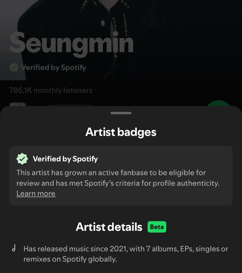 ksmcrave's tweet photo. Spotify reveals that Kim Seungmin has released 7 albums since 2021. https://t.co/8FolKxFMlz