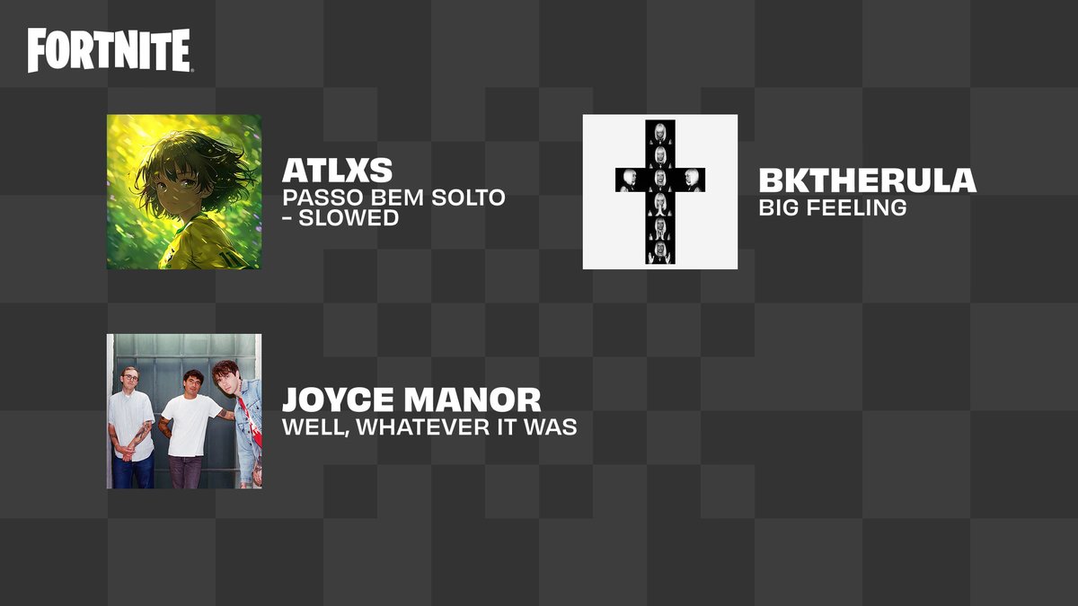 FNFestival's tweet photo. Three new tracks from ATLXS, BKTHERULA and Joyce Manor hit the shop on Thursday! https://t.co/AU534PagaQ