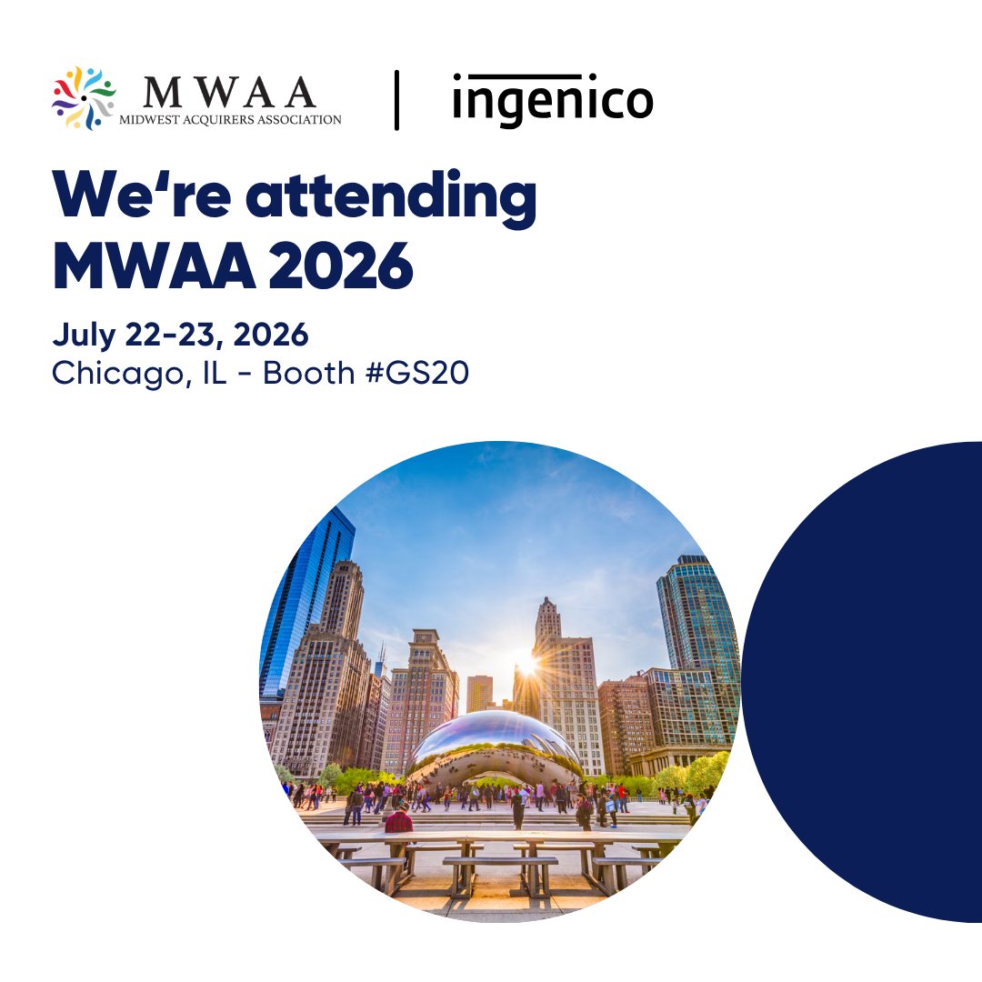 IngenicoNA's tweet photo. Join us at the @MWAA conference in Chicago, July 22-23.

Visit us at booth GS20 for a look at how Ingenico SoftPOS, Next-Gen AXIUM, and Ingenico 360 can reduce operational complexity and deliver flexibility for your business.

We look forward to seeing you at #MWAA2026. https://t.co/o37sKg81YJ