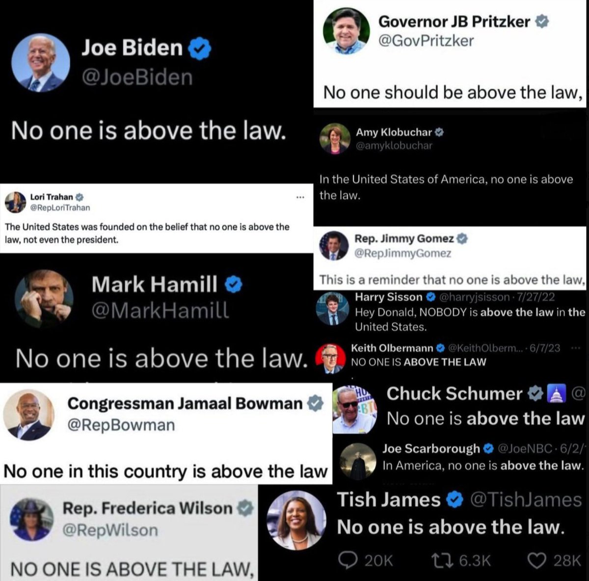 TotalPackage25's tweet photo. @f27vu @HunterBiden @realDonaldTrump Do tell. What's (D)ifferent? https://t.co/k7B3ZM64hg