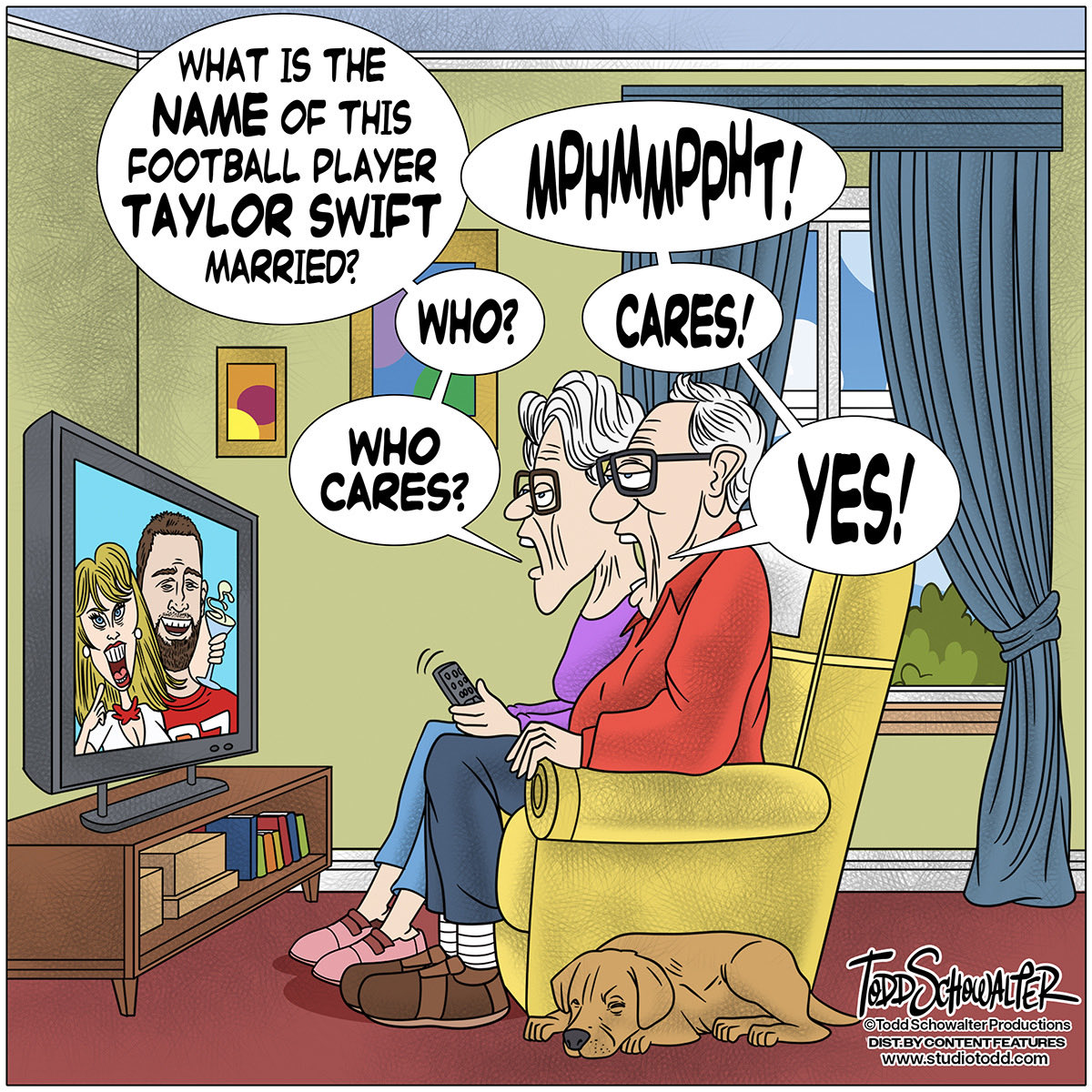 ToddSchowalter's tweet photo. Pretty much!
#TaylorSwift #TravisKelce #Taylorswiftwedding #Swift https://t.co/fFk2glkaR6