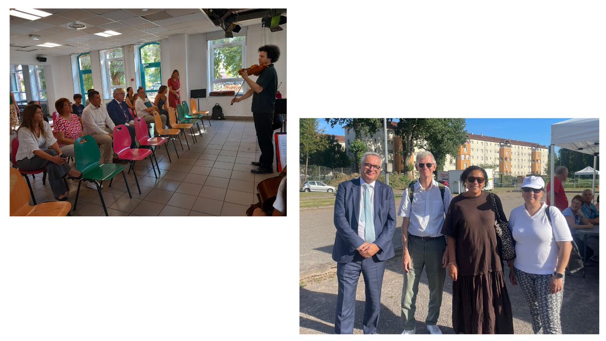 Prefet67's tweet photo. #Egalité | 📸Retour en images sur les dernières fêtes de quartiers⬇️

🎊Pierre-Emmanuel Portheret, préfet délégué pour l'égalité des chances, a participé aux manifestations des quartiers prioritaires de :
➡️ #SpachRotterdam et Cité de l'Ill  à #Strasbourg,
➡️ #Whirel à #Ostwald
➡️ #Guibarden et #Ouest à #Schiltigheim et #Bischheim.

👏Il a adressé ses remerciements aux nombreuses associations présentes qui, par leur engagement et leur énergie, font bouger les lignes et rayonner les quartiers.

🙌 L'État est aux côtés des habitants, dans les moments du quotidien comme dans les temps de célébration.

@egalite_gouv