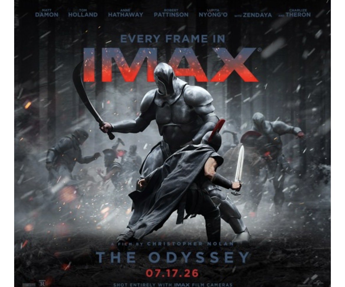 Grambitious's tweet photo. Ticket secured for The Odyssey’s 70mm experience on opening night. https://t.co/ngrozL0E6A