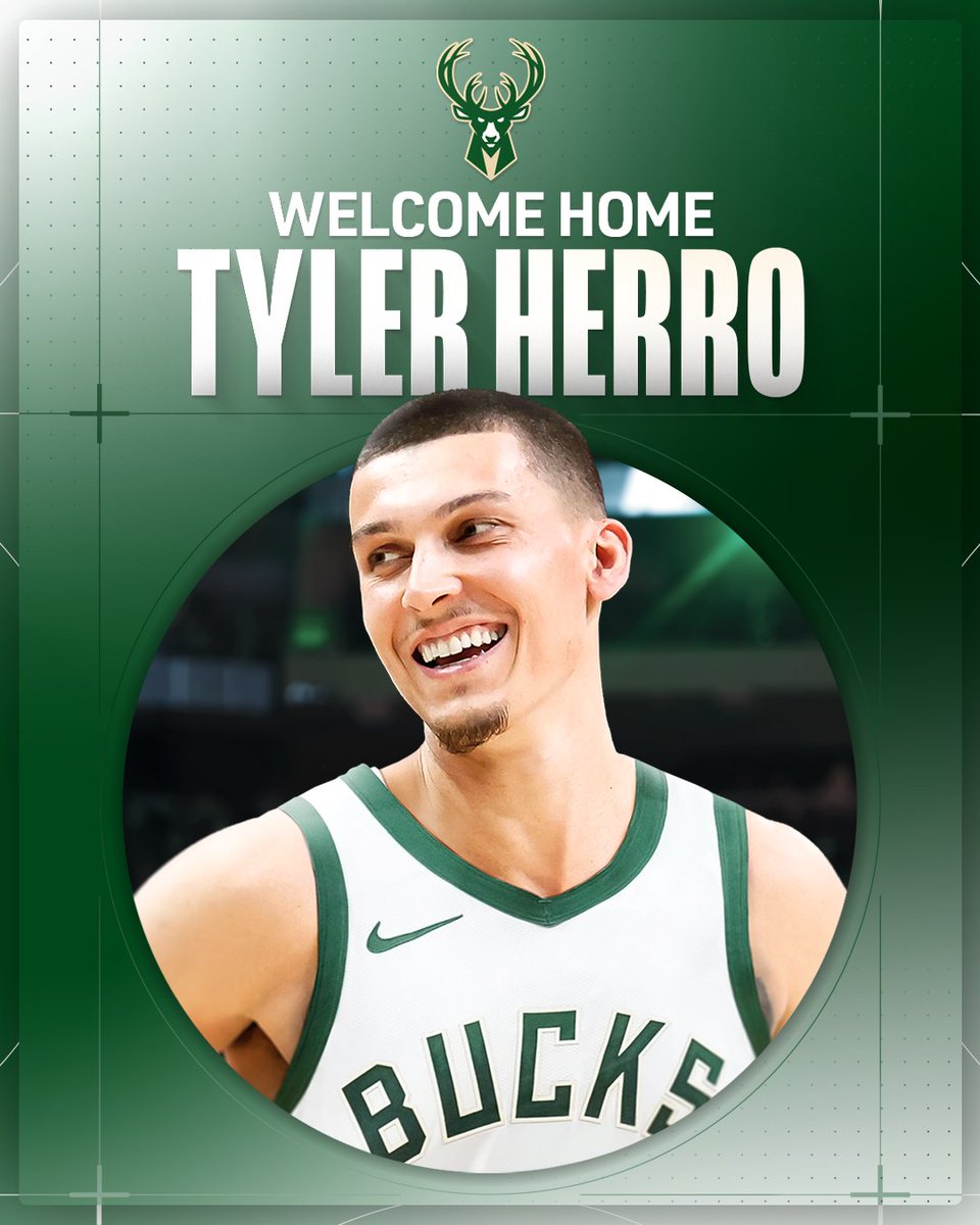 Bucks's tweet photo. Welcome home, Tyler! https://t.co/8q5cQwHjvt
