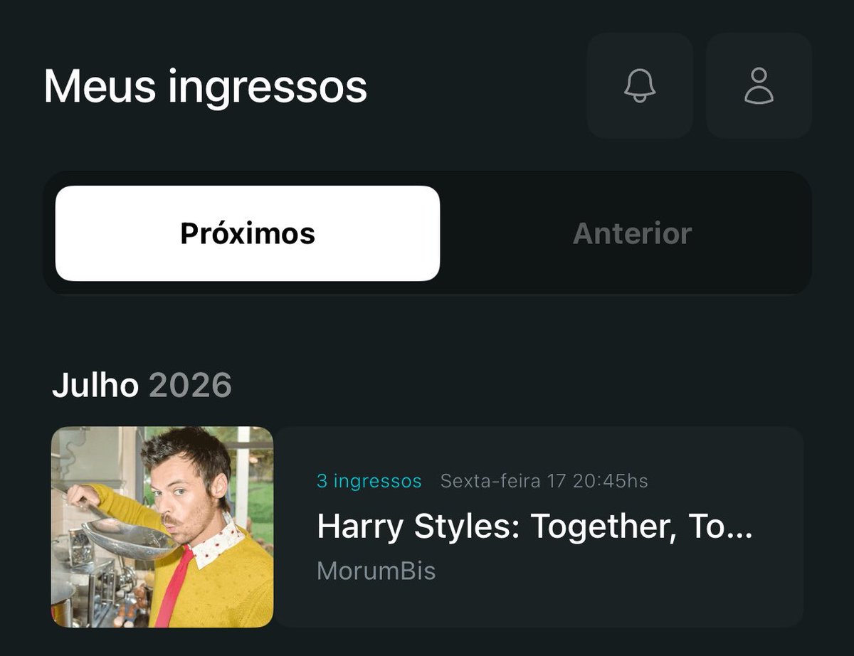 i4tsswift's tweet photo. VENDO INGRESSO TOGETHER TOGETHER - HARRY STYLES 

📆: 17/07 
🎟️: Cadeira Inferior (2 meias e 1 inteira)
💰: Valor negociável 
➡️: Tranferência no Quentro
Motivo: vou ter outra viagem na mesma data e não vou poder ir ao show https://t.co/u4RxMHuWhH