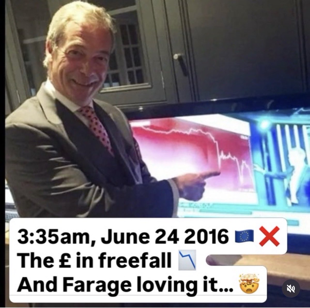FlapsO_Hoolahan's tweet photo. @Nigel_Farage You w on Brexit. It’s ruined us and costs us 140 billion a year and is worst case of self sabotage in modern history

Whilst you seem to have greatly benefited from it https://t.co/FCsaeECDGK