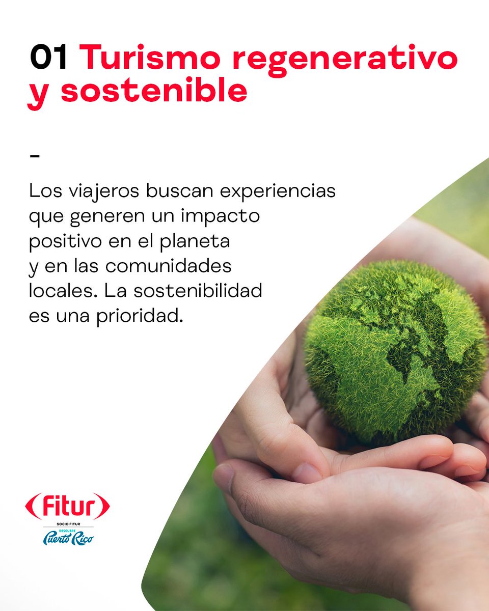 fitur_madrid's tweet photo. 🌍 El turismo del futuro ya está aquí. 

Sostenibilidad, inteligencia artificial y nuevos hábitos de viaje están transformando la industria.
 
¿Cuál de estas tendencias tendrá un mayor impacto en los próximos años?
 
#FITUR https://t.co/9pescxxScs