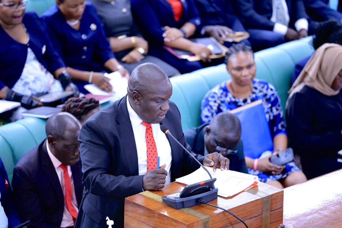Parliament_Ug's tweet photo. House now moves to approve members to the sectoral committee as designated by party whips in accordance with Rule 195 of the Rules of Procedure.

Hon. Amelia Kyambadde (Mawokota North) and Hon. Derrick Orone (Gogonyo County) will head the Committee on Agriculture, Animal Industry and Fisheries as chairperson and deputy chairperson, respectively. #PlenaryUg