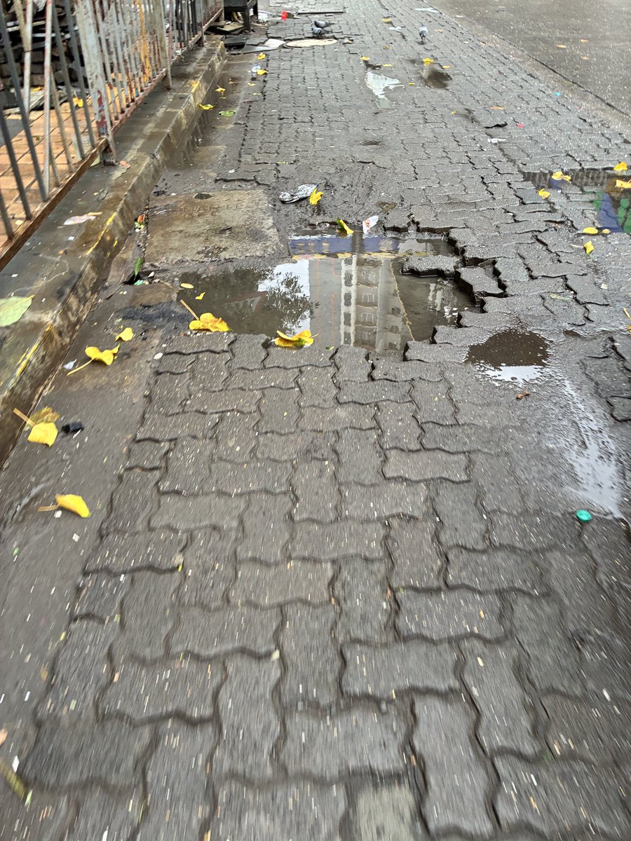 Ni_iNSawant's tweet photo. URGENT: Severe potholes on Anand Nagar roads, Dahisar East (400068) pose an immediate safety threat to senior citizens &amp; walking kids. Requesting urgent repair before accidents occur. @mybmc @WardRNorth #MumbaiPotholes #Dahisar https://t.co/8JllVcKLyt