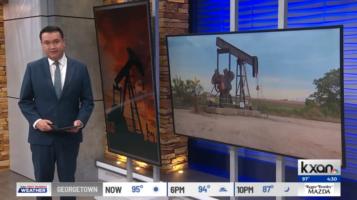 JayRYoungtx's tweet photo. Oil's falling toward $60/barrel — our CEO Jay Young says it won't last. Watch why on @KXAN. 🎥
https://t.co/Dj74HbxjaY
#OilPrices #OilAndGas #KingOperating https://t.co/nI4prknHkN