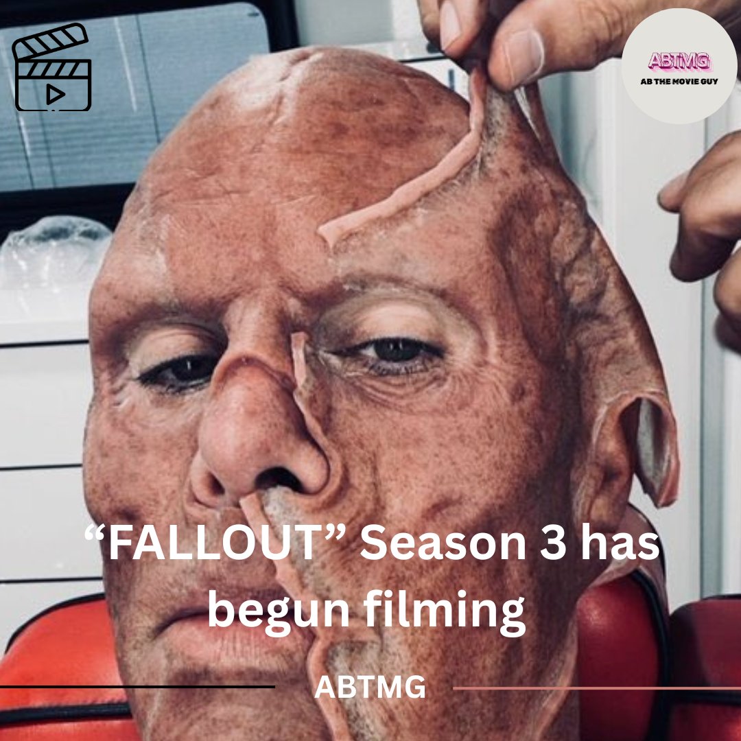 _abthemovieguy's tweet photo. “Fallout” Season 3 has officially begun filming, and the wasteland is about to get even more intense. From prosthetics to production magic, the journey continues…
Follow AB The Movie Guy for updates straight from the set
#Fallout3 https://t.co/f1wkhyz0Km