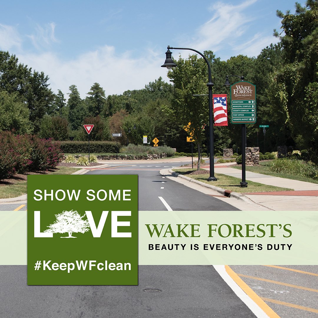WakeForest_NC's tweet photo. Put trash in its place! Together we can all #KeepWFclean!
A special thank you to @LightbridgeAcad for sponsoring Litter Kits as part of our Show Some Love, #KeepWFclean campaign! To learn more and reserve your litter kit, visit https://t.co/PrTopkdDON.
#TownofWakeForest https://t.co/YgSyuEhDlc
