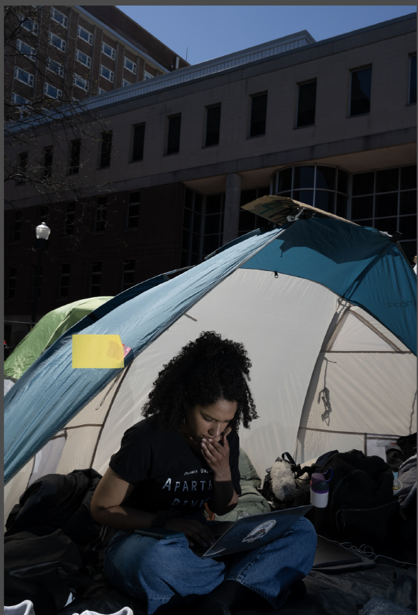 TheIndypendent's tweet photo. A little over two years ago @DarializaforNY was a leader in the encampment movement at Columbia that galvanized a nationwide wave of protest against Israel's genocide in Gaza. Now, she is the Democratic nominee for NY-13 which includes Columbia. Photos: Nina Berman https://t.co/XaPBl62ezz