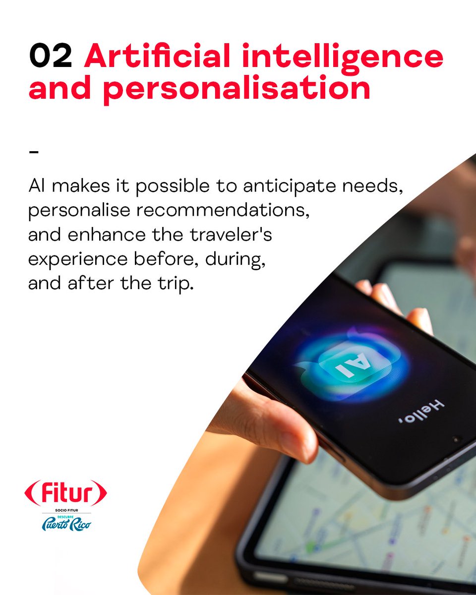 fitur_madrid's tweet photo. 🌍 The future of tourism is already here.

Sustainability, artificial intelligence, and changing travel behaviors are reshaping the industry.
 
 Which trend will have the biggest impact in the years ahead?
 
#FITUR https://t.co/5QcAIOGc4A