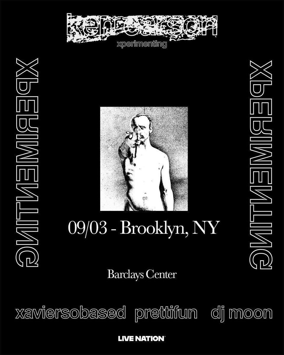 barclayscenter's tweet photo. JUST ANNOUNCED! 🔥 Ken Carson is bringing the xperimenting tour to Brooklyn on September 3 with special guests Xaviersobased, Prettifun &amp; DJ Moon! Tickets on sale this Friday, July 10th @ 10AM local.
🎟️: https://t.co/FkQajMId4b https://t.co/Vp1gZdcSAr