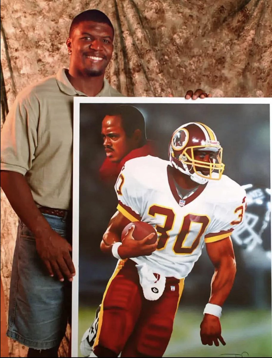 BlackMediaHub's tweet photo. Before Hollywood, Terry Crews was cut by the Washington Redskins and survived by painting portraits for NFL teammates. Years before becoming a household name, he used his artwork to support his family, turning rejection into the first chapter of an incredible success story https://t.co/OGYLlejkgN