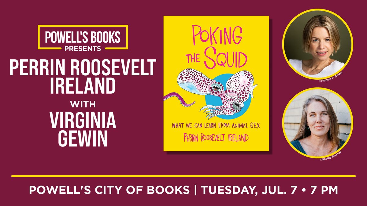 Powells's tweet photo. Events tonight! Perrin Roosevelt Ireland in Conversation With Virginia Gewin at Powell's Burnside at 7pm and Ann Patchett in Conversation With Willy Vlautin (ticketed - SOLD OUT) at Revolution Hall at 7:30pm.

#portlandevents #authorevent #powellsevents #powellsbooks https://t.co/Rt858zIcss