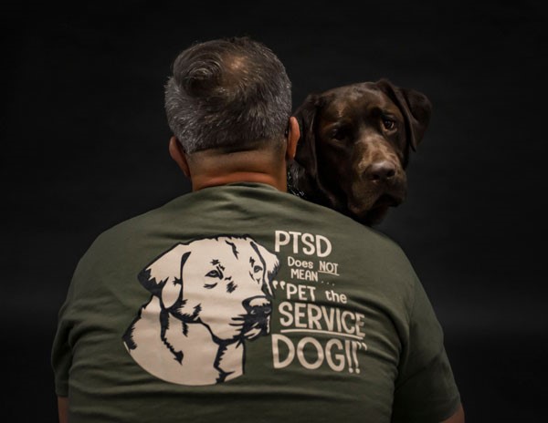 GotYour6Dogs's tweet photo. 👕🐾 Inventory Clean-Out!

"PTSD Does Not Mean Pet the Service Dog!" shirts 
(olive green, back design shown) are just $5!
📏 Sizes: Small &amp; 3X Only
⏳ Limited quantities available

To Purchase, Visit our Online Store:   https://t.co/bFheTEtzoQ https://t.co/a5KgTMN1Xl