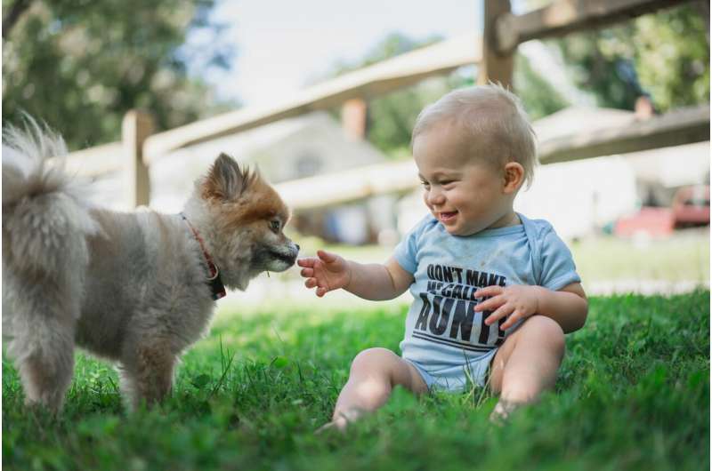 Aller_MD's tweet photo. Children who have been in contact with #dogs in early #childhood are, on average, healthier and require fewer courses of #antibiotics than children without such contact explained, at least in part, by the spread of dog-associated #microbes in the home. https://t.co/13PN6n5dVT https://t.co/3Yg0MzaI4t