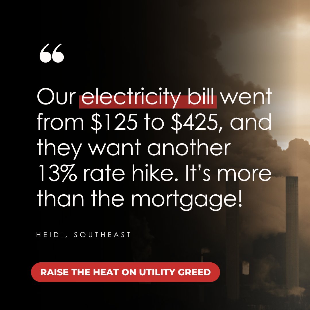 cleanenergyorg's tweet photo. 80% of Americans feel powerless over how much they’re charged for electricity. But you're not ➡️ Sign and submit the letter at the link to tell your utility, your regulators, and your elected officials to lower your power bills: https://t.co/jA4q0At8F6 https://t.co/xekNZAnoHZ
