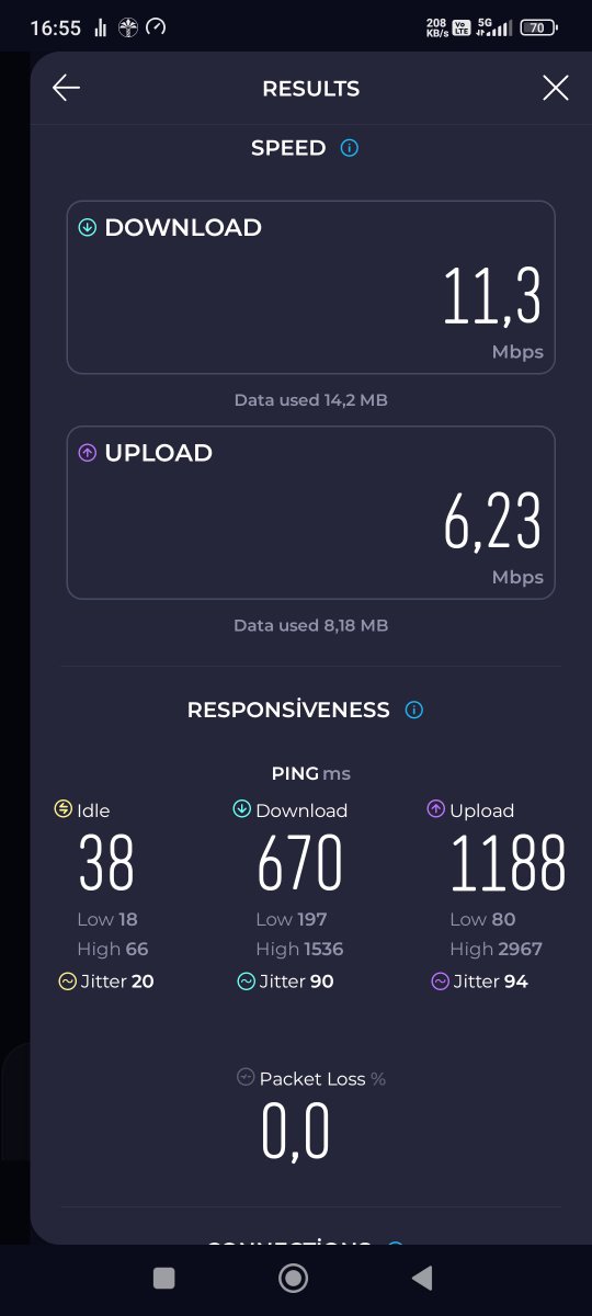 orhan07074's tweet photo. Ankara Sincan Yenikent müthiş bir şekilde 5G ye geçmiş durumda , telefon konuşmalarında düşmeler oluyor sık sık, internet hızı göründüğü gibi 5-10 mbit lerde geziyor TürkTelekom la 5G deneyimi müthiş. @BTKgovtr @TTDestek @RTErdogan @TBMMresmi @ebekirsahin #TürkTelekomPişmanlıktır https://t.co/UQSwbjgcQf