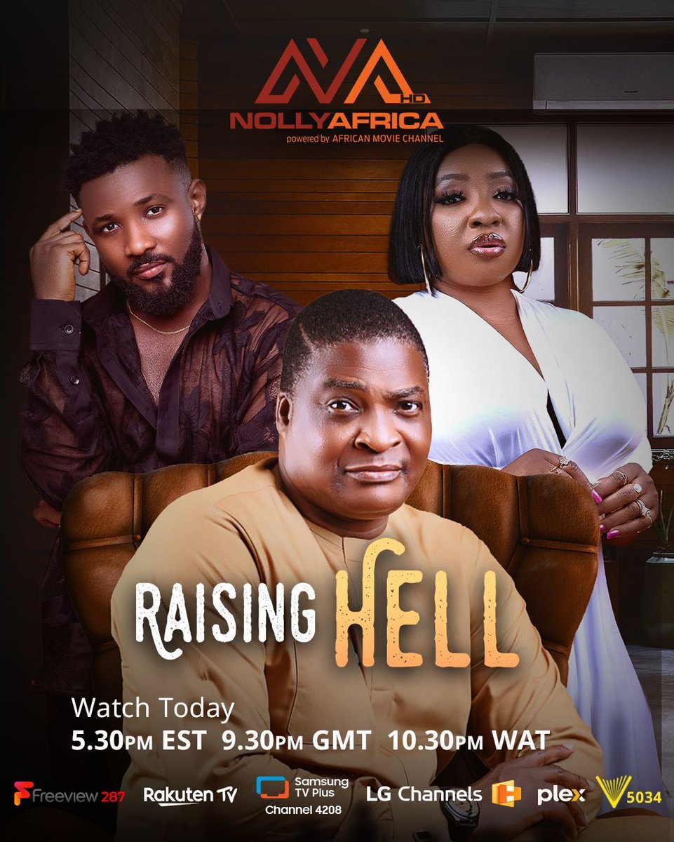 AMCChannels's tweet photo. Punished for disrespecting his mother, a man sets out to prove he can make his family's fears come true.

"Raising Hell" tonight 5:30pm EST/ 9:30pm GMT/ 10:30pm WAT on Nolly Africa HD

LG CHANNELS, SAMSUNG TV PLUS (UK) 4208, FREEVIEW (UK) 287, RAKUTEN TV, V 5034, PLEX, and more https://t.co/iiAL0h4GPA