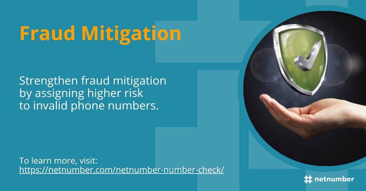 NetNumber's tweet photo. Can Invalid Numbers Increase Fraud Risk?
Fraud teams evaluate many different signals. Phone number validity is one of them.

Number Check helps organizations incorporate phone number intelligence into fraud mitigation workflows.

Number Check: https://t.co/PSHswC1Okx https://t.co/sUgakJNfxi