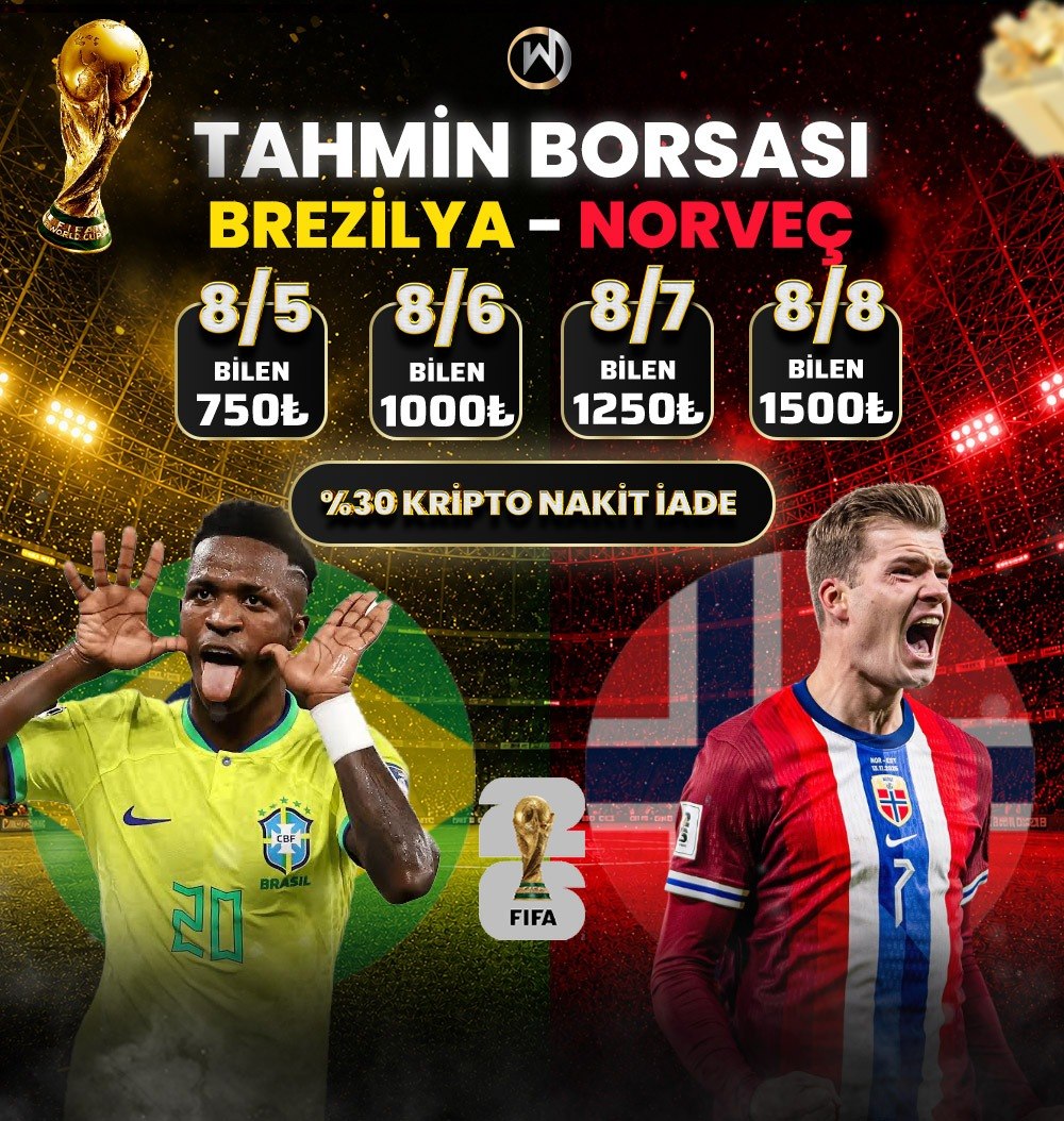 WBahis_Official's tweet photo. W Bahis Tahmin Borsası etkinliği başladı! 💰 Maç skorlarını tahmin et, 1500₺'ye varan ödülleri kap. Hemen katıl: https://t.co/xJEKr0cnY0

https://t.co/xJEKr0cnY0 Hükümet Başkanları Zirvesi https://t.co/bmT7NcA6Lk