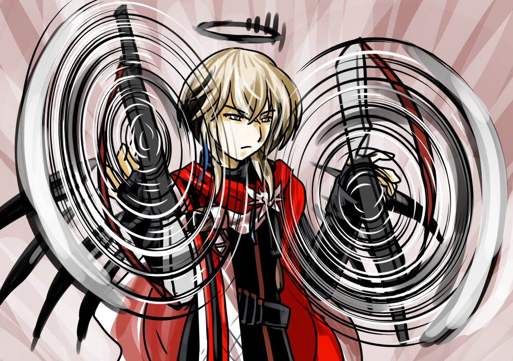 tsukigusa's tweet photo. #アークナイツ版深夜の真剣お絵かき60分一本勝負 
【イグゼキュター】くるくる回してリロードするやつ格好いいよね。仕組みとか全然分かってないけど。
#アークナイツ #Arknights #明日方舟 https://t.co/MltXrFiyMx
