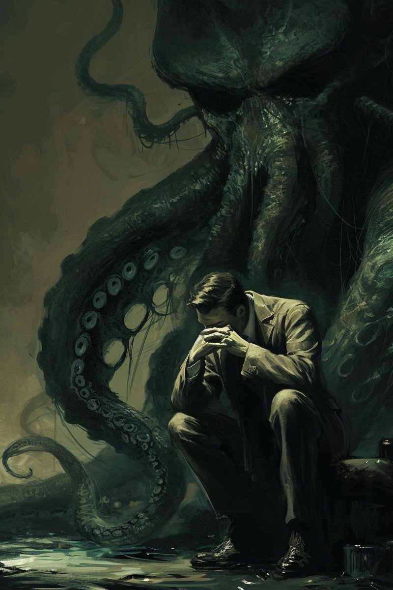 letradiscreta's tweet photo. “Los hombres de ciencia sospechan algo sobre ese mundo, pero lo ignoran casi todo. Los sabios interpretan los sueños, y los dioses se ríen.”

H. P. Lovecraft https://t.co/XKtzWHFui1