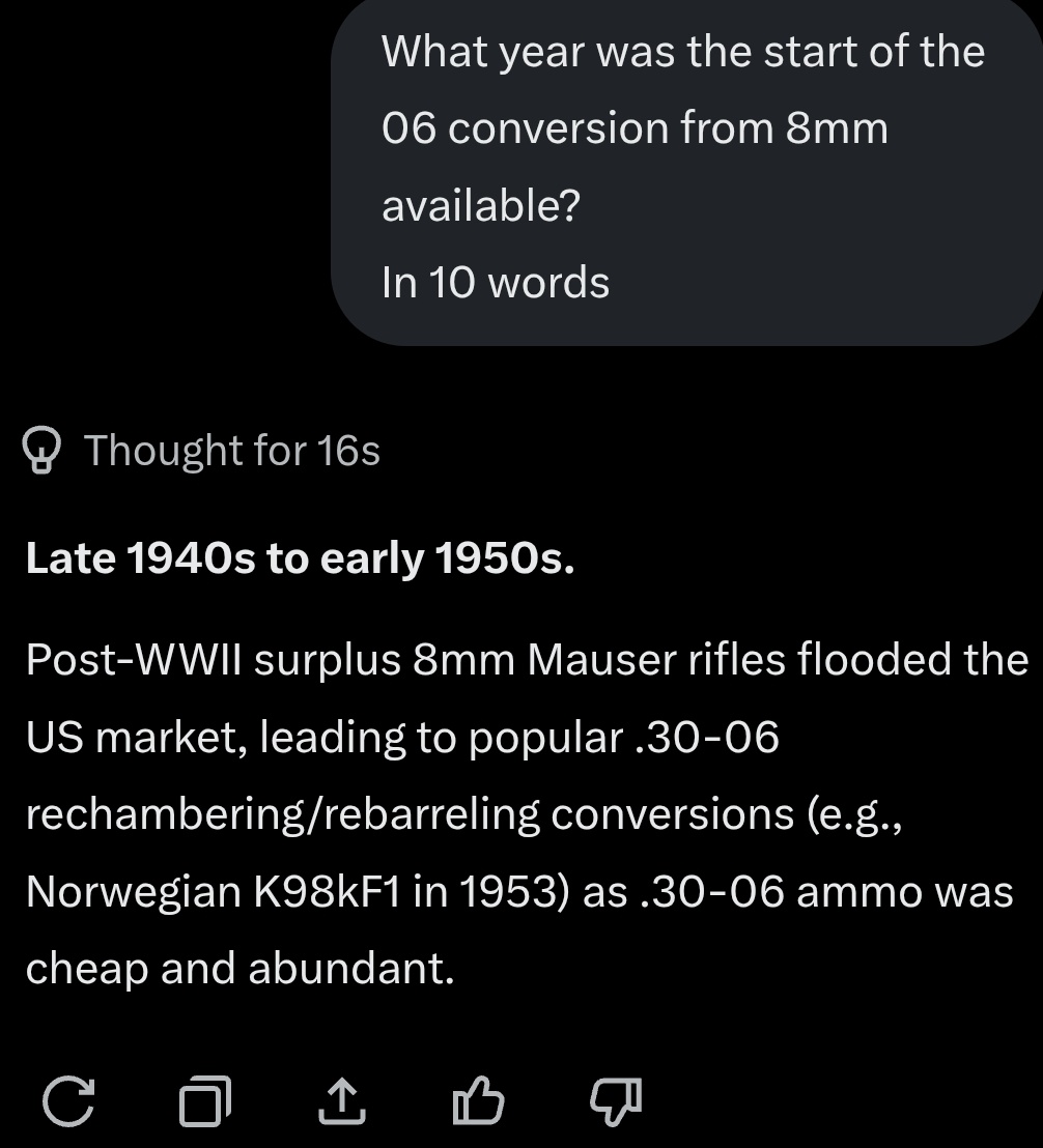 JacaDullBoy1983's tweet photo. @TrueLucas54612 @eternalfaith4 @Babydoll921961 @Iwendtster @BasedSamParker The point is you rarely see a "bolt action Antique heirloom rifle" with more than 1k rounds through the bbl. If it had 300 shoots fired through it, I'd be shocked, this is not a semiautomatic rifle.
This thing was a🏆rifle you would never FOR ANY REASON beat the hell out of it. https://t.co/DzsUE1LM6g