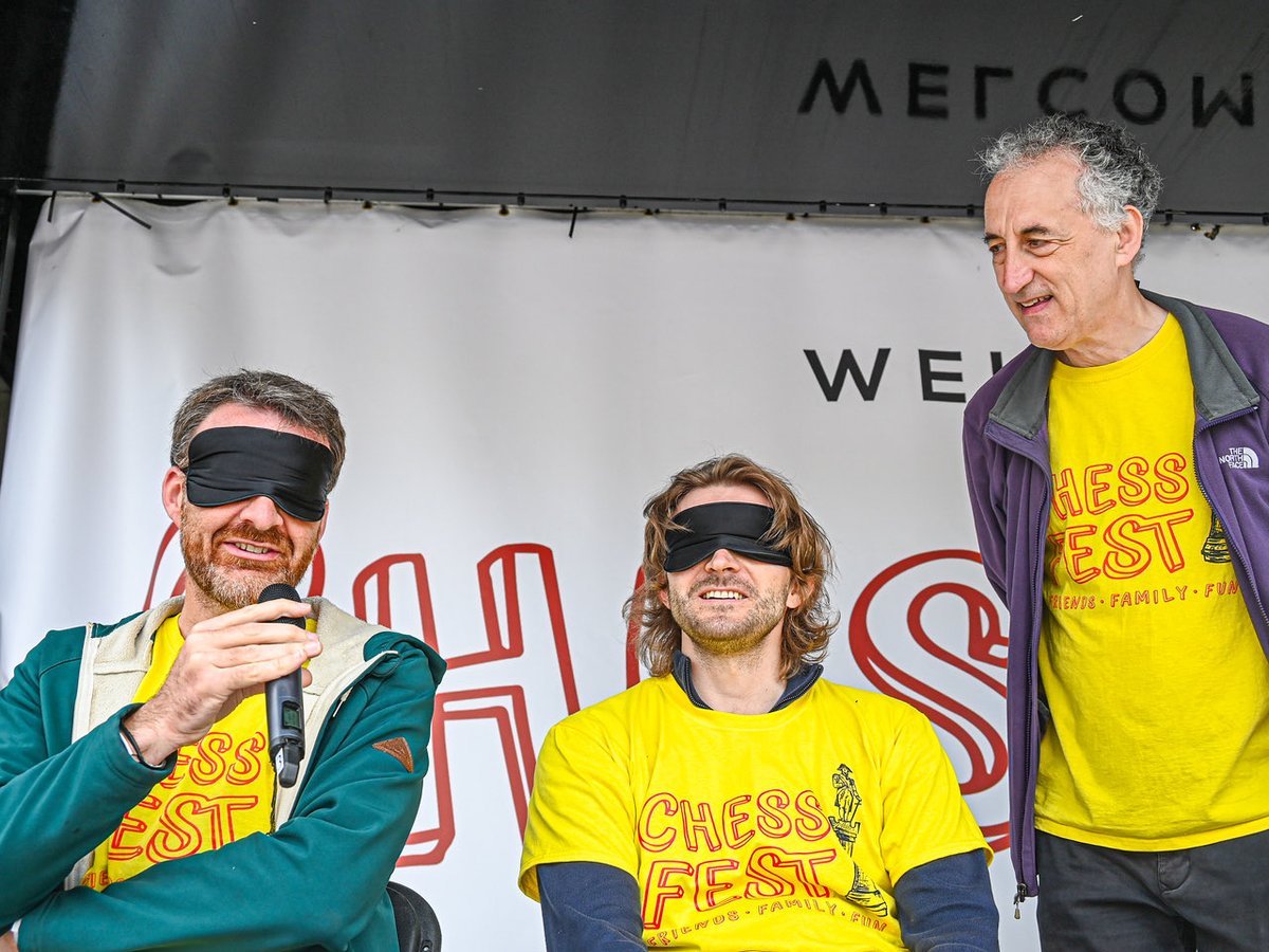 Chess_Fest's tweet photo. Can you imagine playing chess without seeing the board? 🙈

At ChessFest, come and watch the Blindfold Master Game, a brilliant challenge where a chess master plays the entire game from memory! 

📍 Trafalgar Square
📅 12 July
🎟️ Free for everyone!

#ChessFest #Chess https://t.co/9JAtZXlcd3