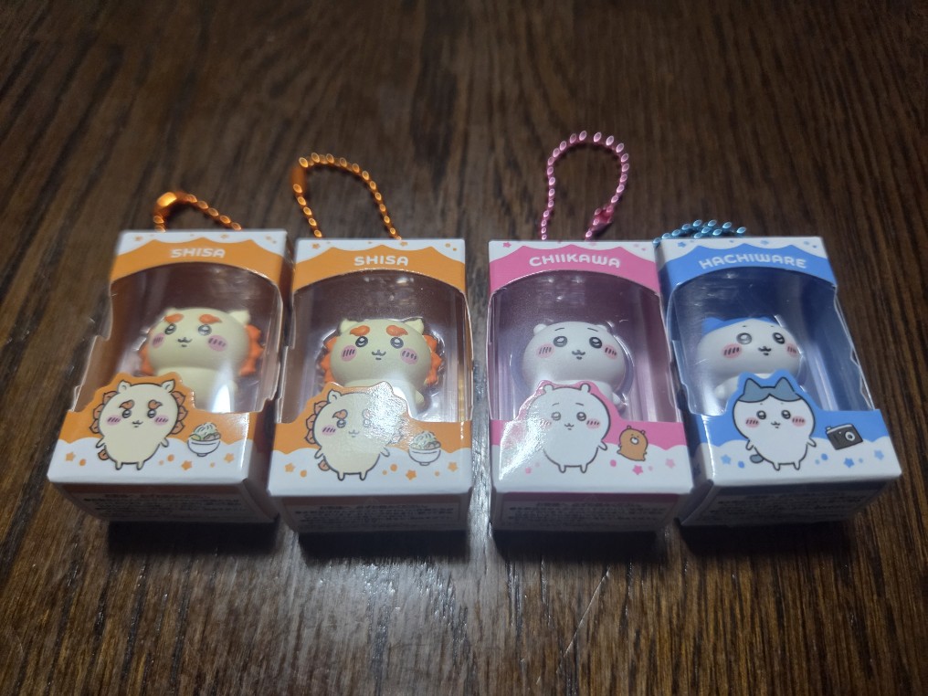 choco012923's tweet photo. ちいかわ チョコボックス 交換

譲 ちいかわ ハチワレ シーサー
求 モモンガ うさぎ 古本屋 あのこ

モモンガ うさぎと交換してくださる方・纏めて交換して下さる方を優先させていただきます

郵送での交換希望です
難しいかとは思いますが、お気軽にお声かけいただけください🙇‍♀️ https://t.co/J2OViL1p7W