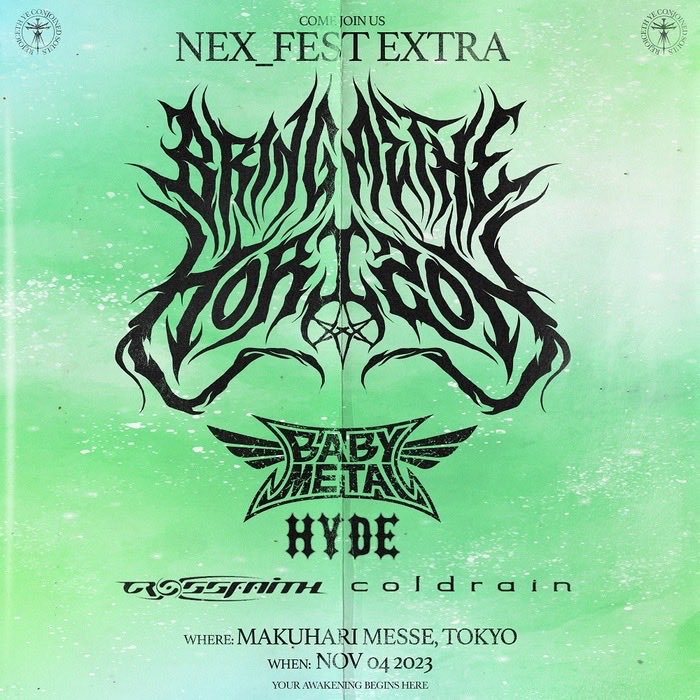 CocoMwtm's tweet photo. @nb_mfs_ NEX_FEST
BRING ME THE HORIZON https://t.co/08zq0P0ksY