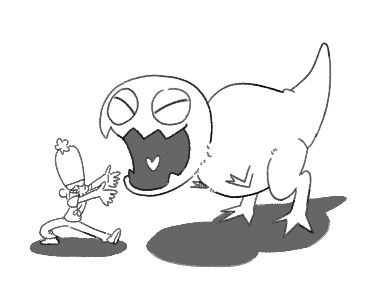 xlb3c's tweet photo. #rhythmheaven 
let's decorate dino https://t.co/RgAg1MwjnG