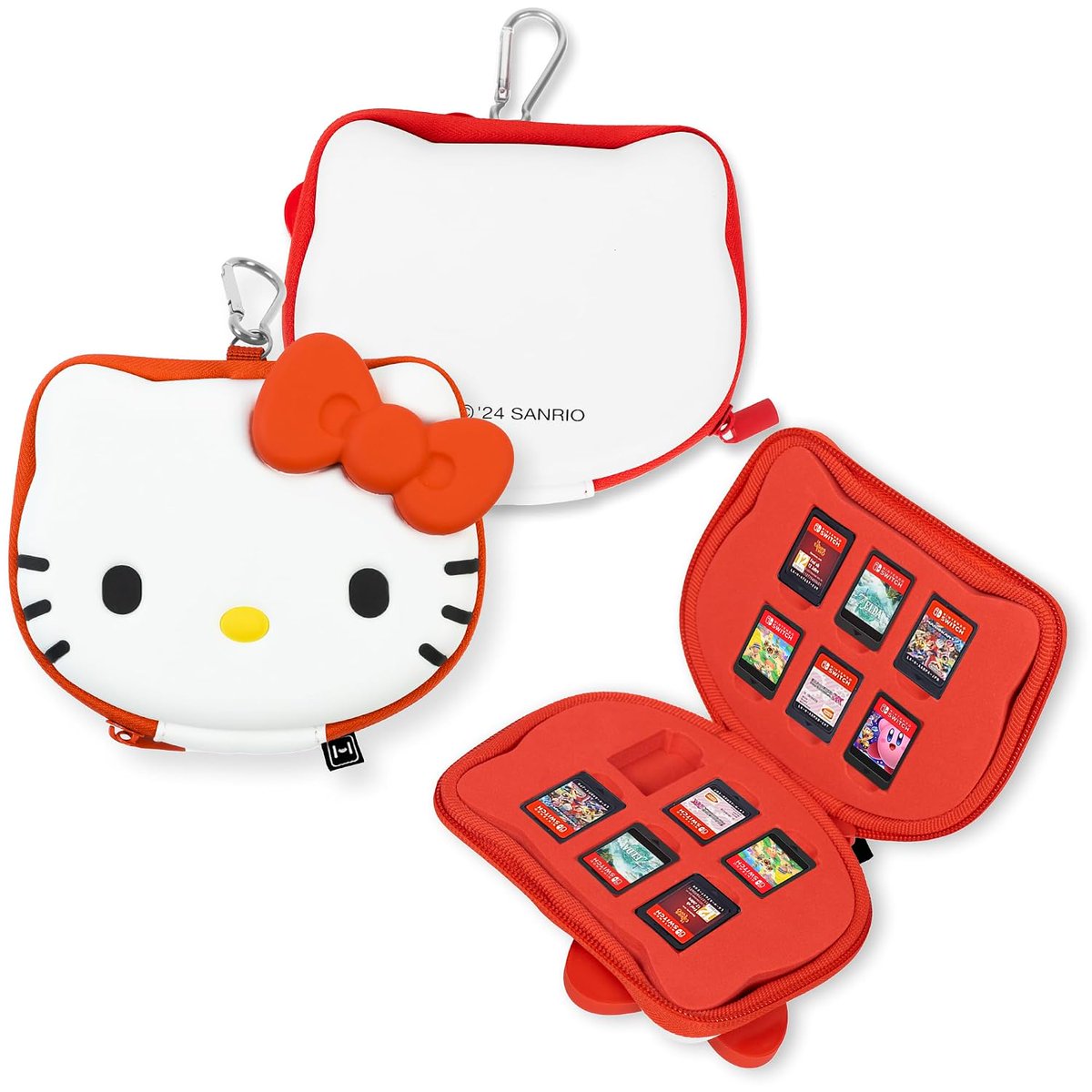 aki_station's tweet photo. 🎀 Hello Kitty Nintendo Switch Cartridge Case
🔥 Now $16.12 (was $24.99) at Amazon
Holds 12 slots (fits up to 36 cartridges); rigid shell, soft lining and included carabiner.

🛒 https://t.co/tLeQasbBUG

#HelloKitty #NintendoSwitch #SwitchAccessories #GameStorage https://t.co/8nWQ3qC0xc