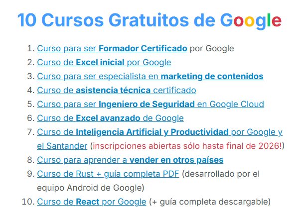 AprenderG's tweet photo. Estos son los cursos con certificación gratuita que he pasado a mis seguidores.

Además, recopilé 10 ofertas de empleo para redactores de contenido (una de 42.000€ anuales).

Recursos digitales de regalo dentro de la publicación, la dejo en primer comentario 👇 https://t.co/Wty8wQGKlH
