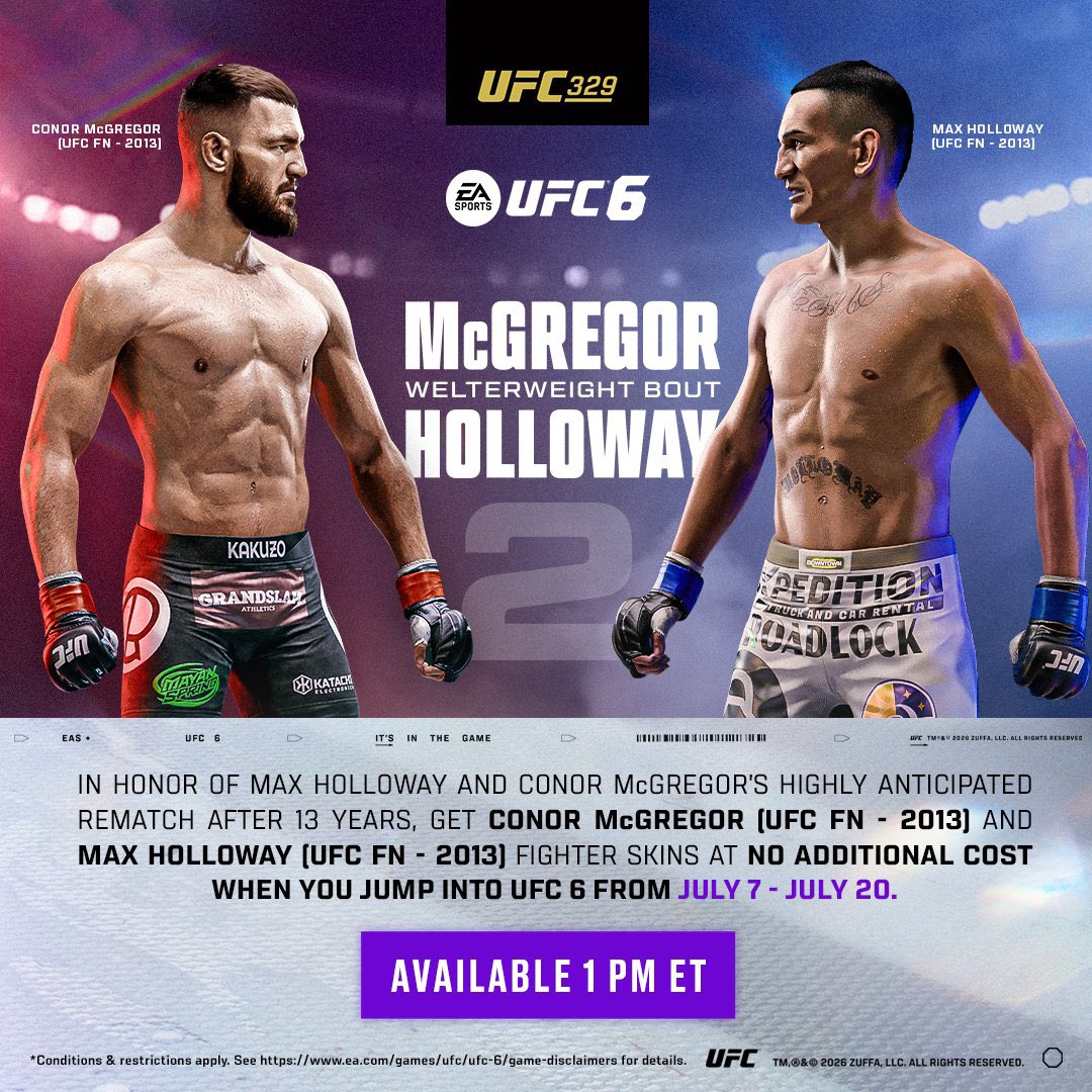 UFC 6 Intel tweet media