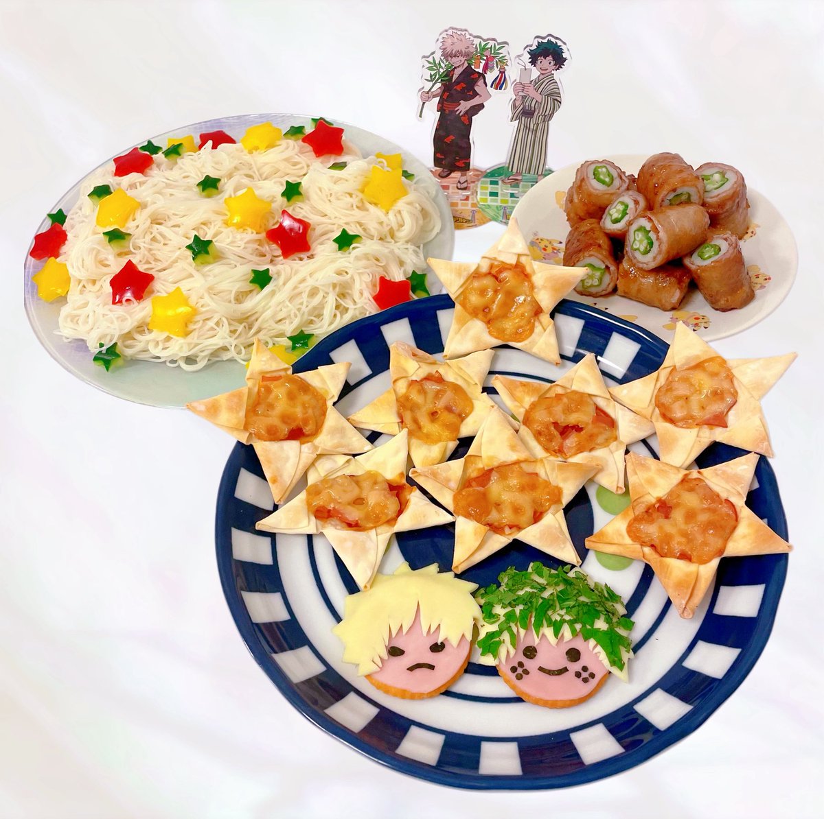 ktdk420715dy97's tweet photo. 本日の七夕ご飯！🎋💫 https://t.co/WjQIsgCqin