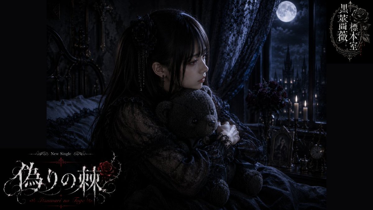 kurobararoom's tweet photo. 黒薔薇標本室♠️

4th シングル
『偽りの棘』のMVを公開しました📷
ぜひご覧ください♡ 

 今回のボーカルはカレンちゃんです😊

🥀黒薔薇アリス

youtube▶️
https://t.co/TPG5DOb8Q0

#黒薔薇標本室 #AIアイドル #オリジナル楽曲 #V系 #ヴィジュアル系 #VisualKei https://t.co/zu3fVKfSzW