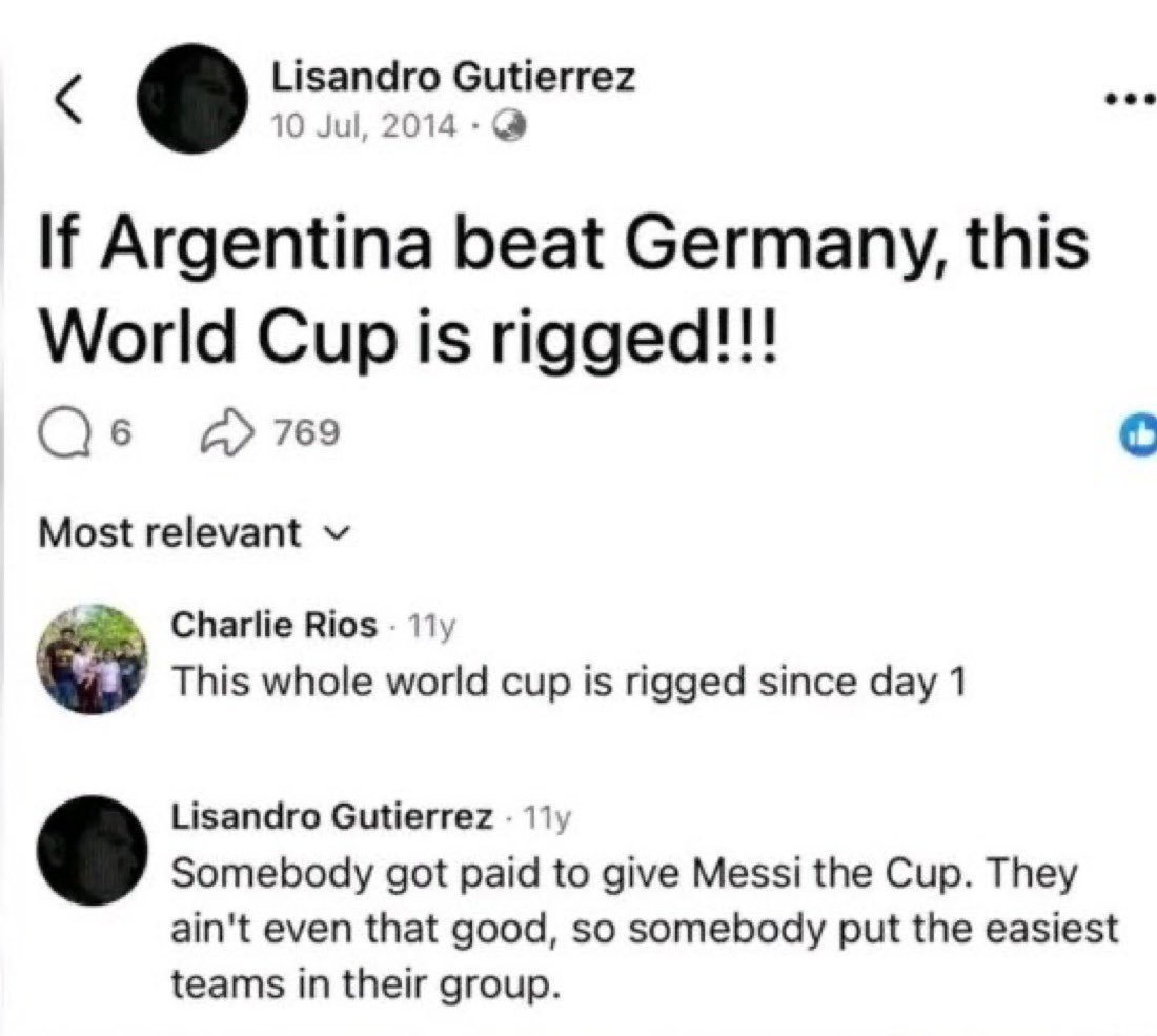 zedgooner's tweet photo. @fanzone_afc @CFCMods Idiots like you said it was rigged as well in 2014 https://t.co/1cpopSAK9a