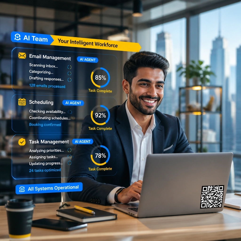 robertjrussell's tweet photo. STOP paying the "Admin Tax"! 🛑
Busywork kills your focus and growth. 🚀
My Personal Ai Team replaces tasks with Ai Employees. You lead; we handle the rest. 💼✨
Go: https://t.co/MPgXRxg8jY
#AiTeam #Growth #MyPersonalAiTeam https://t.co/9DIuQii2H8