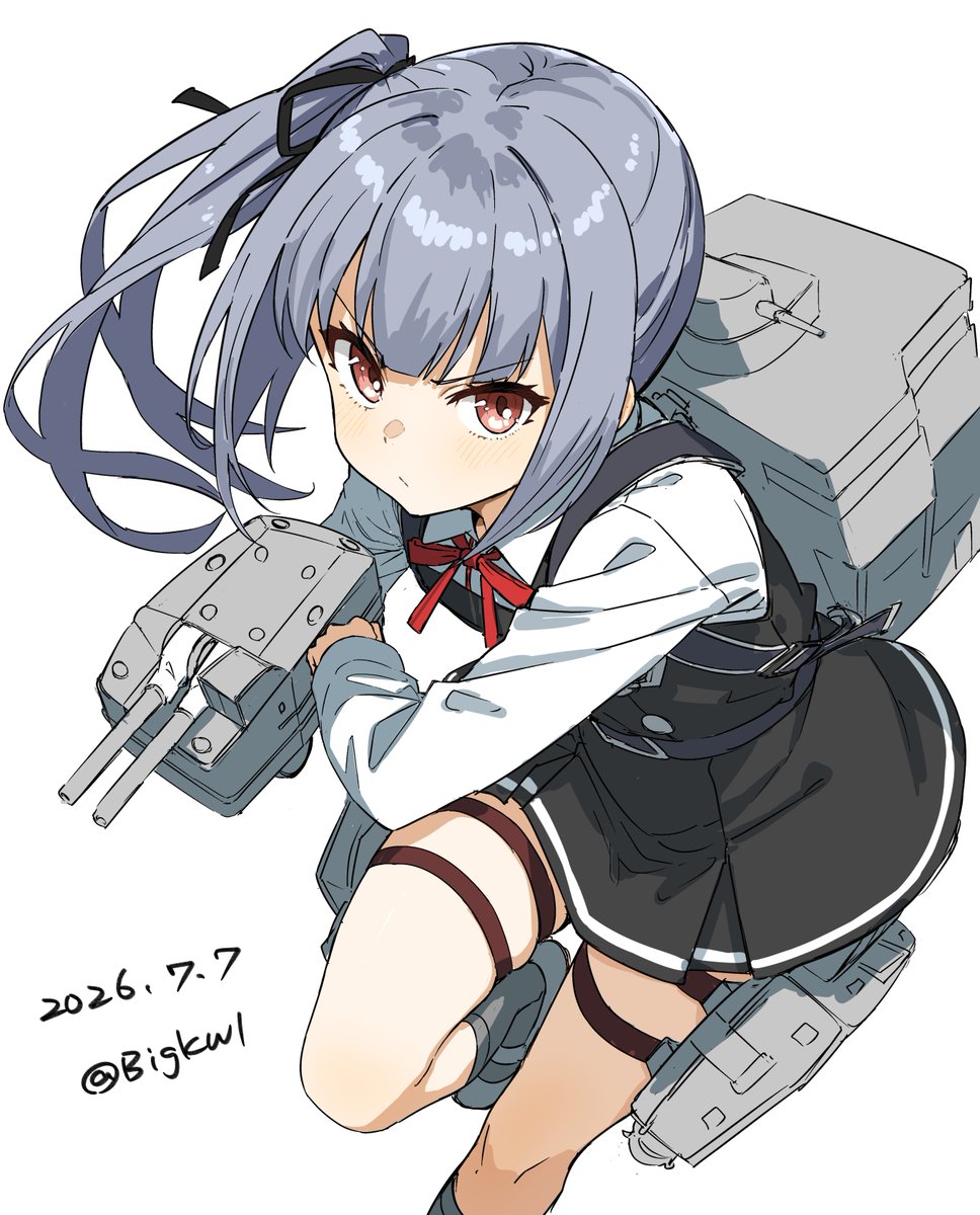 BigKwl's tweet photo. 霞 
#艦これ版深夜の真剣お絵描き60分一本勝負 
#艦これ版真剣お絵描き60分一本勝負_20260707 https://t.co/CuroEUI2ZH