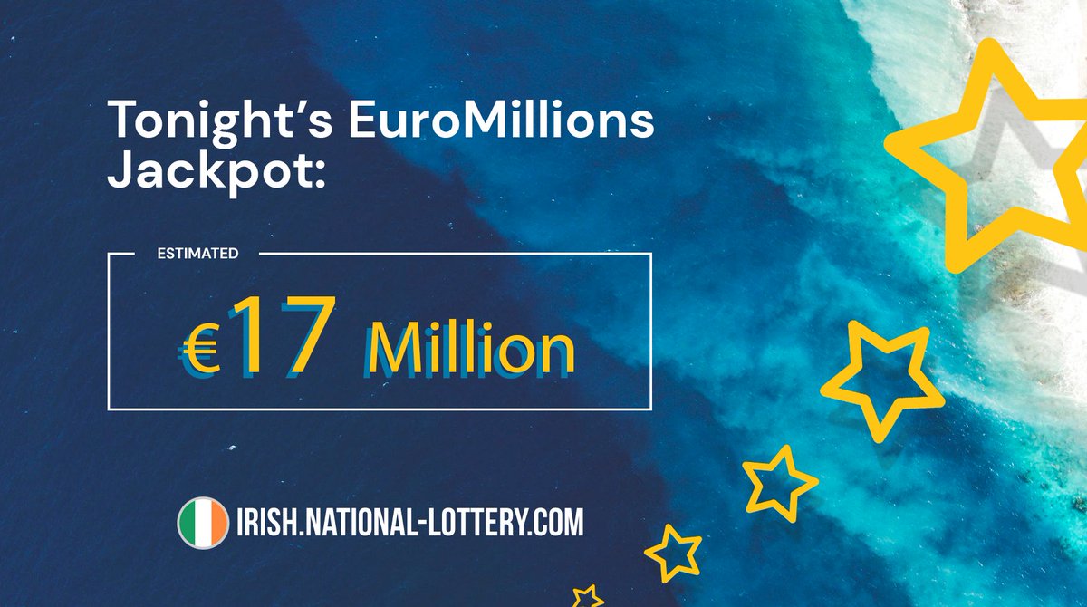 IrishLottoPlay's tweet photo. 🤩Since the #EuroMillions jackpot was won in the last draw, it's back at €17 million - almost 3x the value of the Lotto jackpot!👀
🌟Use the link below to get involved:💙
https://t.co/5GfUAyViBI
#lottery #irishnews #IrishLottery #luckydip #tuesday #jackpot #rollover https://t.co/VaZ61Dev0C