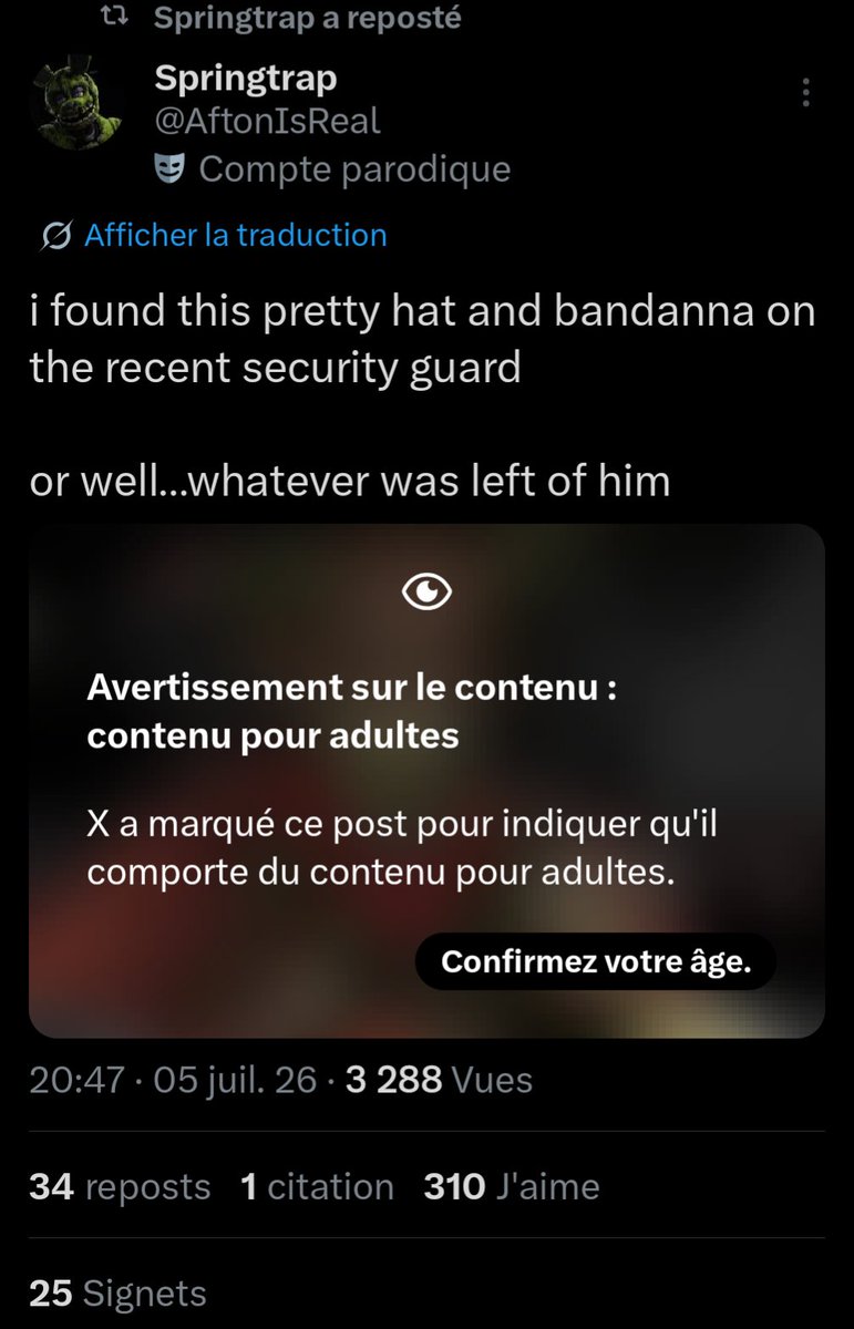 speediumme's tweet photo. @AftonIsReal @elonmusk il marche pas ton réseau de merde là https://t.co/J31POklemE