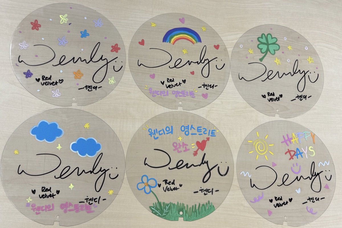 mywanandtheonly's tweet photo. wendy’s artwork for wanso 🥹 they are all so pretty https://t.co/Mz2wKDhwGt