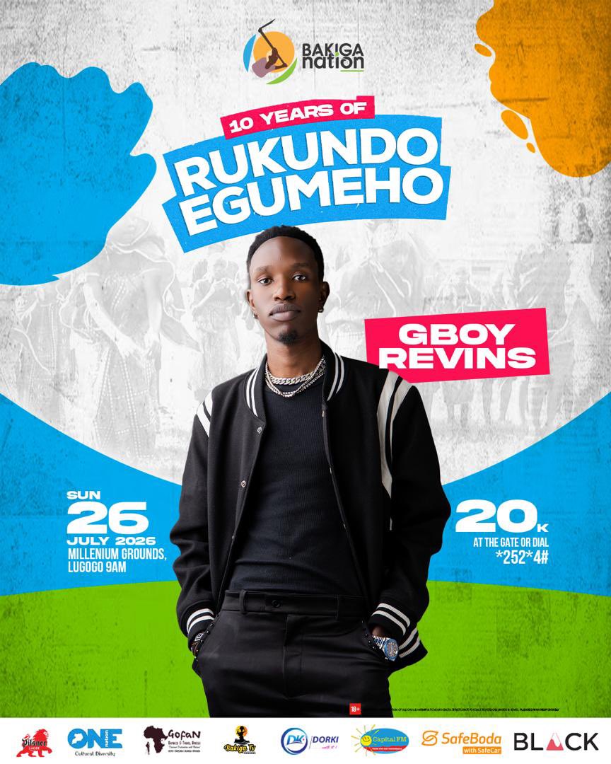 tonnybanz02's tweet photo. The countdown is on. 🔥
 Get ready to celebrate 10 years of Rukundo Egumeho with Gboy Revins live at Millennium Grounds, Lugogo. Don’t miss the experience. 

#BakigaNation26
#RukundoEgumeho https://t.co/cTspn8DpAP