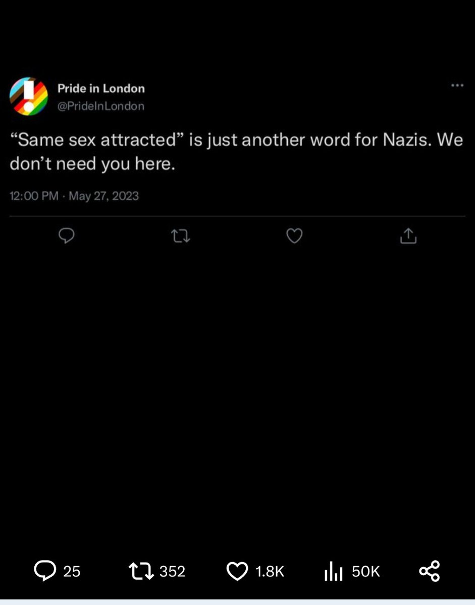 DogmanSoares's tweet photo. Que tipo de organização LGBT++++  é esta que compara homossexuais com nazistas por desejarem corpos do mesmo sexo? E o pior é que quase 2 mil degenerados homofóbicos deram likes para esta barbaridade. https://t.co/y0S4LTvTXn