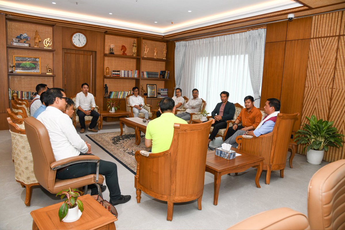 PemaKhanduBJP's tweet photo. I proudly welcome the youth representing the diverse tribes of our State who have joined the BJP. Their coming together reflects the spirit of unity in diversity and a shared commitment to serve Arunachal Pradesh and the nation.

Hon’ble Prime Minister Shri @narendramodi Ji has always believed that India’s youth are its greatest strength and has consistently encouraged young people from every background to step into public life and become partners in nation-building.