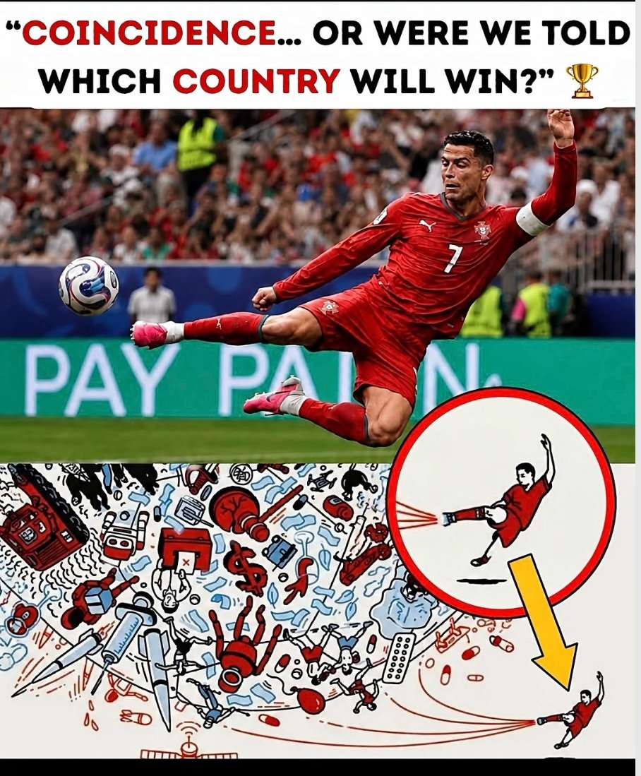 aprajitanefes's tweet photo. The *Economist* cover we saw featured a soccer player in a red jersey. Many including me assumed this pointed to Portugal, yet Portugal had already been eliminated.

But the script hadn't failed as I mentioned, it was simply proceeding according to plan.

What Did the Red Jersey Signify?

Portugal’s elimination didn't mean the script was flawed. It meant:

1. The color red pointed to a different team wearing red, or
2. Portugal was merely a decoy—a misleading clue designed to divert public attention while the true winner was being quietly arranged elsewhere.

With Portugal out, the "red" clue required reinterpretation. The 2026 World Cup final scenario involved Argentina versus France and France wears red. Meanwhile, Spain (also wearing red) had reached the final stages. The red pointed to one of the finalists just not Portugal.

The *Economist* Cover Never "Predicted" Portugal

The cover didn't explicitly state "Portugal." It showed a player in a red jersey with hints of blue in the background. The interpretation goes like this:

🔴Red jersey = A team wearing red (France, Spain)
🔵Blue hint = Argentina (wearing blue)
🔴🔵The Final = Red versus Blue

This aligns perfectly with the script of an Argentina vs. France/Spain final. Portugal was merely a smokescreen to divert attention. The true implication was a showdown between red and blue which is exactly what we witnessed.

What Happened in the Final?

Argentina versus France:

🔵🔴Blue (Argentina) versus Red (France)
🔴Argentina won on penalties

The script played out to completion. The cover never predicted that "Portugal would win the title," it predicted that a blue team would defeat a red team. And that is precisely what happened.

Well...What we witnessed was not a failure.  What we are seeing is:

•• A decoy that placed excessive focus on Portugal
•• A true pattern revealed only through the final
•• A scenario confirmed by the color scheme of an *Economist* cover

Portugal was never the chosen one; it was merely a distraction. The winner is Argentina just as the colors had hinted months in advance.